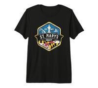 Comté de St Mary's dans Le sud du Maryland Est 1637 Vieilli T-Shirt Haut de Gamme