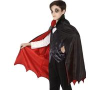 Comte Dracula Cape Vampire pour enfants noir-rouge