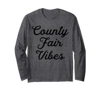 Comté Fair Vibes, Tenue de la Foire du comté, t-Shirt pour la Foire du comté Manche Longue