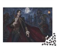 Comte Vampire Gothique Dracula Victorien Puzzle 1000 Pièces, Cadeau Déco