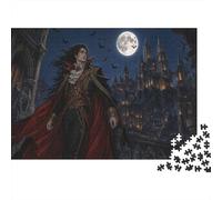 Comte Vampire Gothique Dracula Victorien Puzzle 1000 Pièces, Cadeau Déco