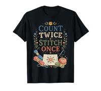 Comtez Deux Fois Une Fois à l'aiguille T-Shirt