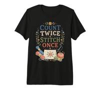 Comtez Deux Fois Une Fois à l'aiguille T-Shirt Haut de Gamme