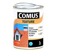 comus TOITURE - Gris ardoise 3L - Peinture décorative imperméable pour la rénovation des toitures