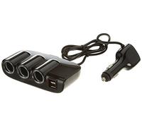 COMUTECH 851307 Triple Prise Allume-Cigare avec 2 Port USB