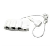COMUTECH 861307 Chargeur 12/24V Triple Prise Allume Cigare 2 Port USB WB