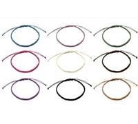 comvastars Bracelets pour filles, bracelets pour enfants, chaîne Vaiana, à partir de 6, 7, 8, 9, 10 ans, bracelet d'amitié réglable de 8 à 26 cm, Mittelgroße, lin, fleurs séchées, verre, Pas de