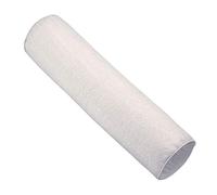 COMVIP Coussin Lombaire Cylindrique pour Canapé Lit Traversin Coton Lin 20x100cm Gris Clair