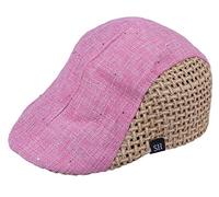COMVIP Enfant Bébé Hollow-Out Béret Paille Chapeau Soleil 50-53cm Rose