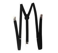 COMVIP Pantalons Bretelles Y Forme pour Homme Femme avec 3 Clips Réglable Élastique