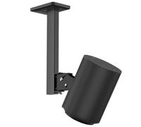ComVome Support de plafond pour haut-parleur Sonos Era 100 / Era 100 SL - Inclinaison réglable +15°/-30° et orientable ±90° pour Sonos Era 100 - Support de plafond pour un son amélioré - Noir
