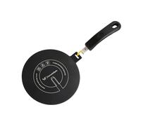 ComwithSafe Adaptateur Induction 14CM avec Poignée Amovible - Ne CHANGE PAS de Couleur après utilisation -Plaque Diffuseur de Chaleur avec Revêtement Haute Température - Disque Relais Induction/gaz