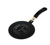 ComwithSafe Adaptateur Induction 14CM avec Poignée Amovible - Ne CHANGE PAS de Couleur après utilisation -Plaque Diffuseur de Chaleur avec Revêtement Haute Température - Disque Relais Induction/gaz