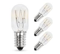 Comyan Ampoules à Vis E14 15W 230V T20 pour Réfrigérateur et Machine à Coudre SES - Blanc Chaud 2700K, Pygmée à Intensité Variable - Lot de 4