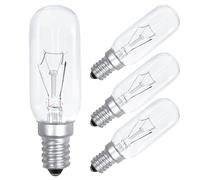 Comyan E14 40W Ampoule Pour Hotte Aspirante 230V 320lm T25 ampoule de ventilateur d'extraction SES lampe d'appareil blanc chaud 2700K variable - paquet de 4