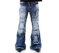 Comycom Jean patchwork Star Oldway, bleu clair, 29W x 32L