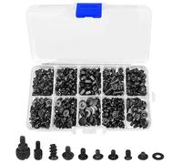 Comzantor 420 Pièces Vis pour Ordinateur Portable, Kit de Vis pour Ordinateur Portable Universel, Vis de Réparation PC de Acier Carbone avec 10 Tailles pour PC Carte Mère Disque Dur Hard Disk Montre