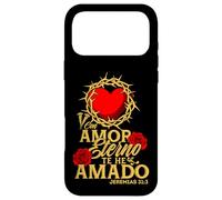 Con Amor eterno Te he Amado, versículo Jeremías 31:3 Coque pour iPhone 17 Pro Max