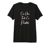 Con Dios Todo ES Posible Bible chrétienne Mujer Amor Espagnol T-Shirt Haut de Gamme