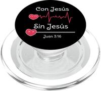 Con Jesús todo, Sin Jesús nada PopSockets PopGrip pour MagSafe