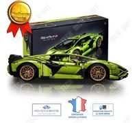 CON® Lamborghini FKP 37 Sián bloc de construction assemblage professionnel mécanique automobile voiture réaliste qualité cadeau Noël