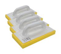 Con:P CP781335 Taloche éponge Jaune pour Nettoyage de Joints (Lot de 4)