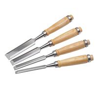 CON:P CPT861000 Jeu de 4 Ciseaux de menuisier/manche en Bois