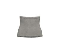 Con-ta Chauffe-corps, chauffe-reins chauds en coton et élasthanne, sous-vêtements pour la région lombaire et le dos, protection des reins pour femmes et hommes, gris, taille S
