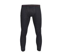 con-ta Pantalon long thermique avec empiècement en coton naturel pour homme, tailles 4/S - 10/4XL, Noir mélangé., M