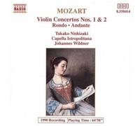 Wolfgang Amadeus Mozart – Concertos pour violon 1 & 2 / Rondo / Andante – CD – NAXOS