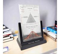 Conabaen Galton Board Jouet de table, modèle de démonstration de probabilité, avec 17 500 boules, outil d'apprentissage STEM pour expériences statistiques et laboratoires scolaires (transparent)