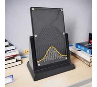 Conabaen Galton Board Jouet de table, modèle de démonstration de probabilité, avec 17 500 boules, outil d'apprentissage STEM pour expériences statistiques et laboratoires scolaires (noir)