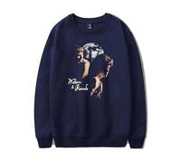 Conan Grey Wil+Bran Merch Sweats à col rond unisexe à manches longues Design élégant, bleu marine, XS