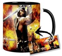 Conan The Barbarian Arnold Schwarzenegger B Tasse Ceramique Intérieure et Poignée Noire Mug