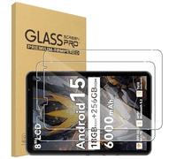 CONAPIKA Lot de 2 films de protection d'écran en verre trempé pour Blackview ZENO 1 8", HD transparent, dureté 9H, anti-rayures, incassable, sans bulles, sensibilité tactile, anti-traces de doigts