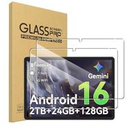 CONAPIKA Lot de 2 films protecteurs d'écran en verre trempé pour tablette TABWEE T50/Tabwee 11", HD transparent, dureté 9H, anti-rayures, incassable, sans bulles, sensibilité tactile, anti-traces de