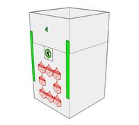 conbag Big Bag 90x90x120 cm, charge utile 150 kg, SF5:1 laine minérale Quantité:1