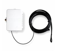 CONBIC FTTH Kit extérieur - Câble à fibre optique blindé, pré-assemblé avec boîte de jonction étanche, LC/APC 8°, 4 fibres, noir, câble patch OS2, 4,0 mm, 9/125 μm, fibre optique, G.657.A2 (30 m)