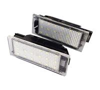 ConBlom LED Plaque d'immatriculation Lumière, 6000K Haute Performance Lumineuse Éclairage de plaque d'immatriculation à LED pour Clio Espace Twingo Megane Laguna