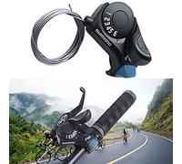 ConBlom Levier de Vitesse pour Vélo, Transmission de Doigt à TX30 Dérailleurs de Vélo Équipement de Vélo à 6 Vitesses Dérailleur Shift Transmission du Levier de Vitesses Droite (6 Vitesses)