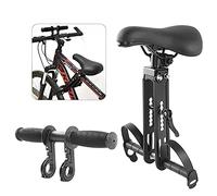 ConBlom Siège de Vélo avec Guidon de Vélo pour Enfant Accessoire VTT de Montage Avant Réglable avec Fixation de Guidon Avant Détachable Portable