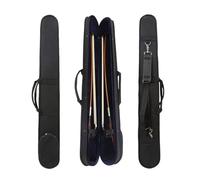 Conboxus Étui rigide pour archet de violoncelle 4/4 - Intérieur en peluche épaisse résistant aux chocs avec bandoulière - Fermeture éclair solide - Noir