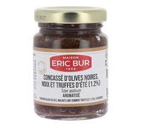 concassee d'olives noires, noix et truffes