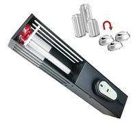 Concasseur de canettes compacteur de poubelle, pour recyclage - Pas de montage nécessaire, fonctionnement automatique, broyeur de soda de comptoir et broyeur de canettes de bière - Design respectueux