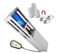 Concasseur de canettes compacteur de poubelle, pour recyclage - Pas de montage nécessaire, fonctionnement automatique, broyeur de soda de comptoir et broyeur de canettes de bière - Design respectueux