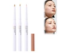 Concealer Corrector, Stylo Anti-Cernes, Contour Imperméable Stylo de Maquillage, Cache-Cernes, Correcteur Stylo, Crayon Correcteur, Crayon Correcteur pour le Contour des Yeux et des Lèvres, 3PCS