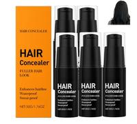 Concealer Filling Cream,Lefron Hair Magic Concealer 2.0-Waterproof Root Touch Up For Gray Coverage,Thinning Hair&Bald Spots,Sweatproof Scalp Filler For Men&Women,50g Natural-Looking Thickening (5PCS)