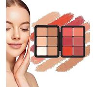 Concealer Palette, 12 Colors Makeup Cream Blush Palette, Concealer Foundation Palette,Long-Wearing Full Coverage Makeup for All Skin Types (3#, 12cm)