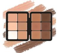 Concealer Palette, Cream Blush Palett, 12 Colors Makeup Palette, Color Correcting Concealer Cream, Long-Wearing Full Coverage Makeup for Flawless Skin (1#)