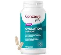 Conceive Plus Femme Support À L'ovulation 120 Capsules | Améliore La Santé Ovarienne & Équilibre Hormonal, Avec Myo-inositol, Acide Folique, Coq10 & Ginger, Complément Pour Le Sopk